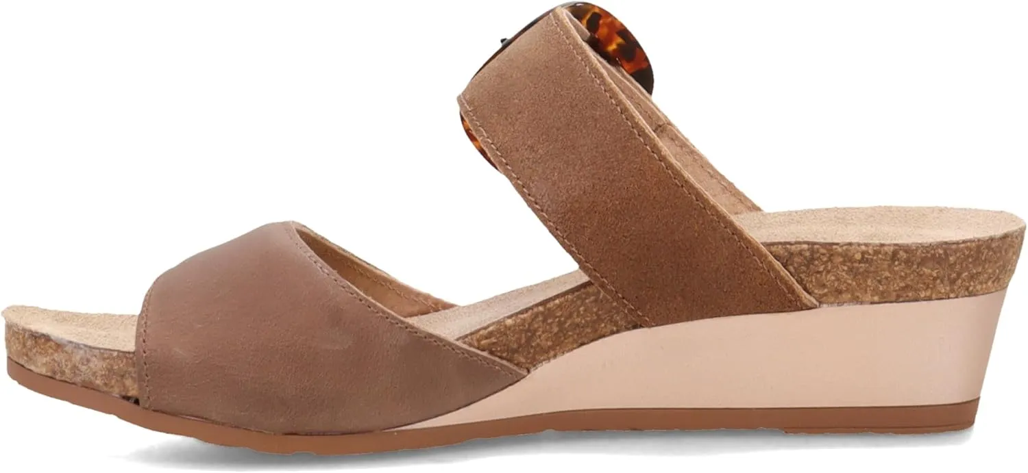 NAOT Footwear Kingdom Women’s Wedge Sandal with Buckle, Cork Footbed, and Arch Support - Adjustable Three-Strap Sandal With Backstrap - Comfort and Support – Lightweight and Perfect for Travel