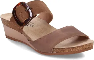 NAOT Footwear Kingdom Women’s Wedge Sandal with Buckle, Cork Footbed, and Arch Support - Adjustable Three-Strap Sandal With Backstrap - Comfort and Support – Lightweight and Perfect for Travel