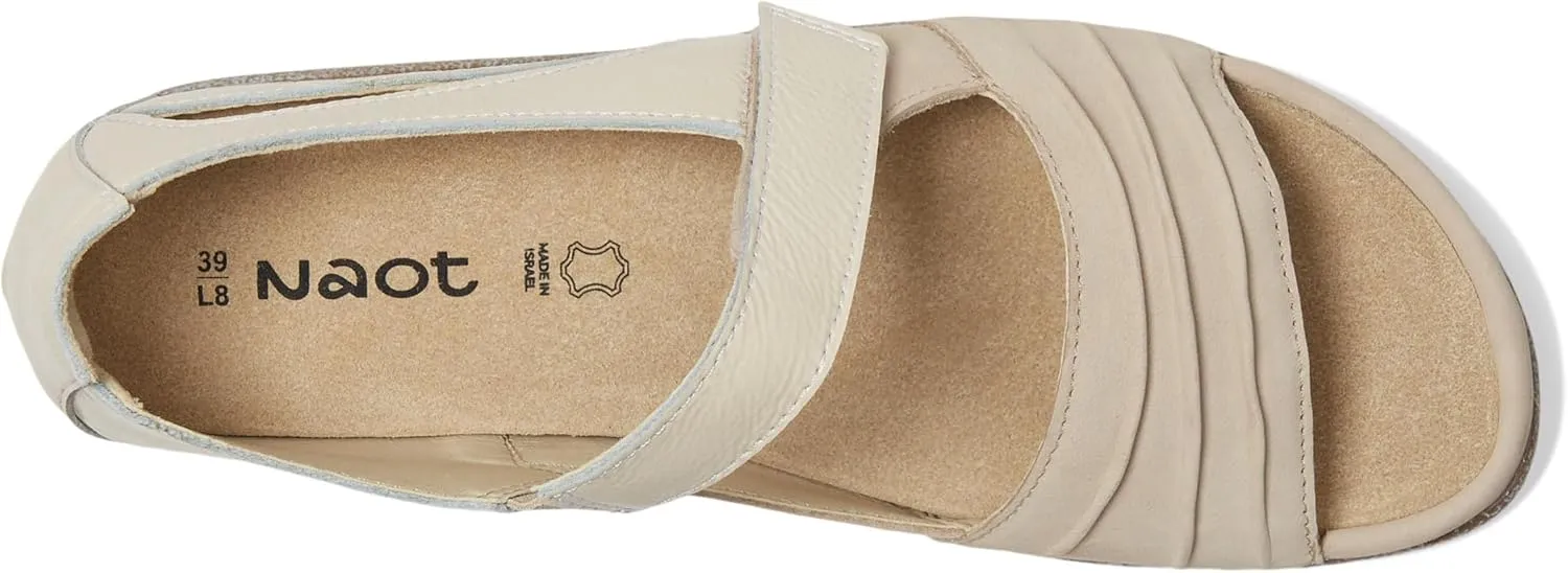 NAOT Footwear Papaki Women’s Sandal with Cork Footbed and Arch Support Sandal With Removable Footbed - Comfort and Support – - Slip Resistant Lightweight and Perfect for Travel - Medium Fit