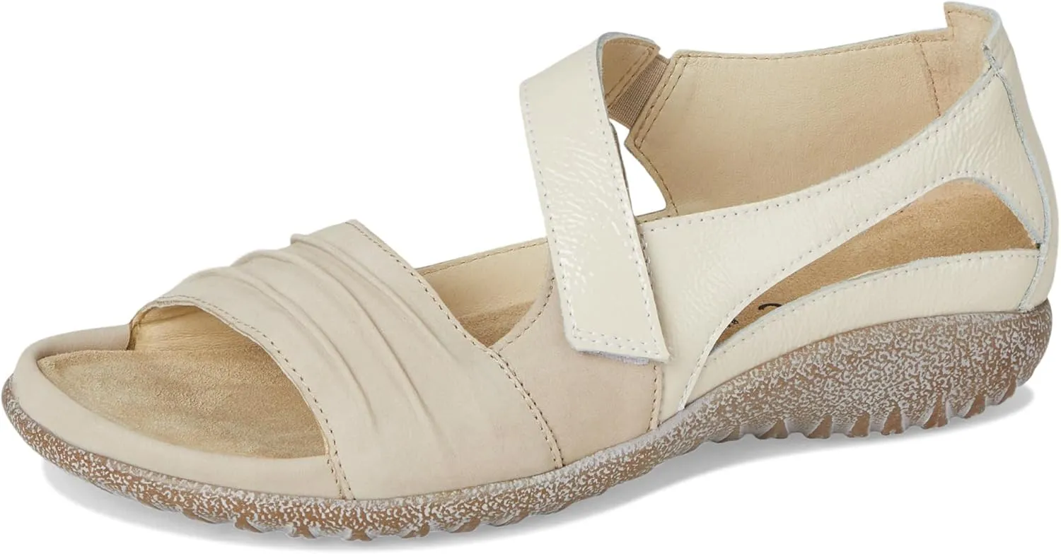 NAOT Footwear Papaki Women’s Sandal with Cork Footbed and Arch Support Sandal With Removable Footbed - Comfort and Support – - Slip Resistant Lightweight and Perfect for Travel - Medium Fit