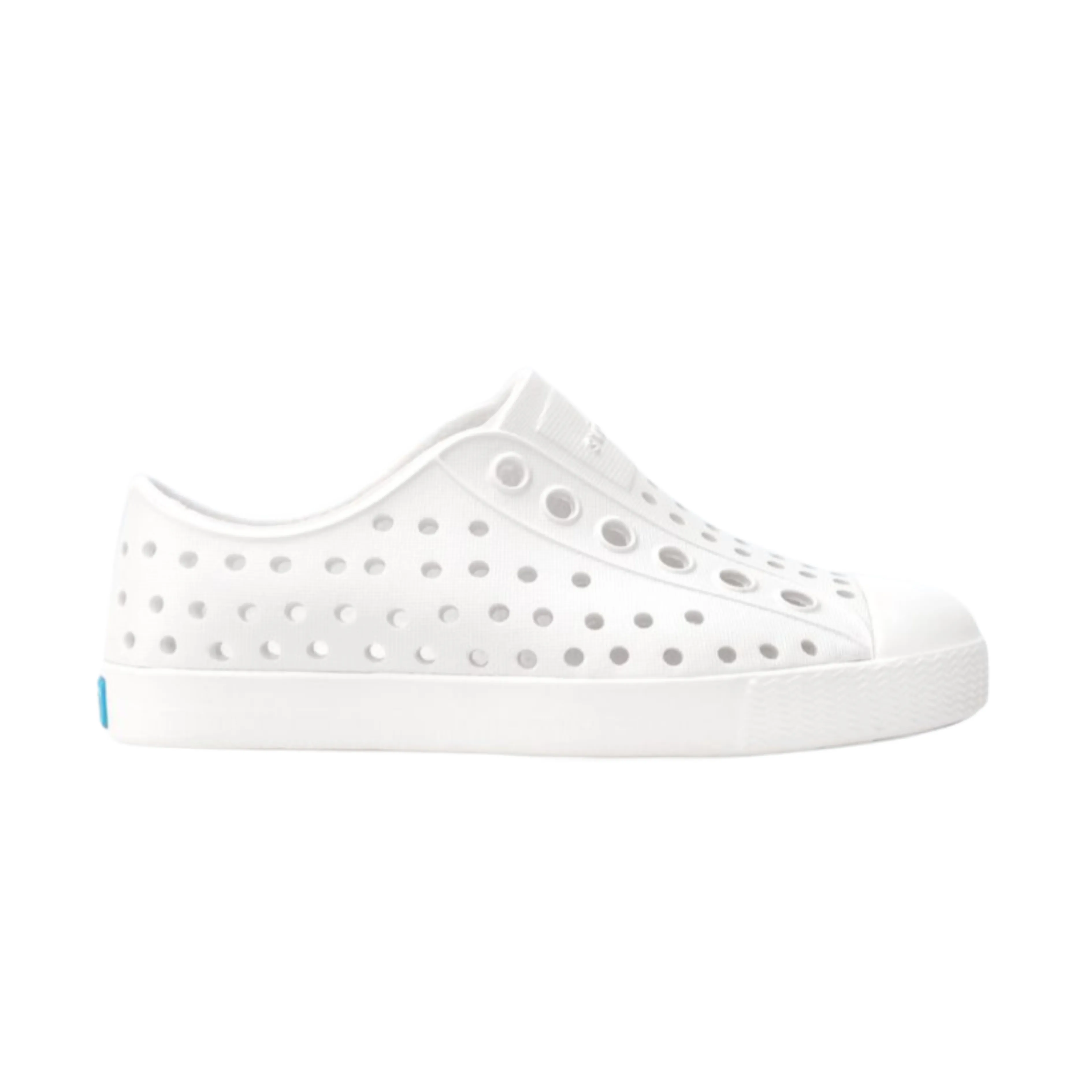 Native Shoes Jefferson Child – Play-Ready, Lightweight, Waterproof & Breathable Sneakers in Shell White / Shell White