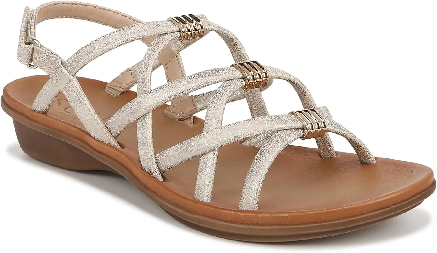 Naturalizer Soul Women's Sierra Strappy Flat Sandal