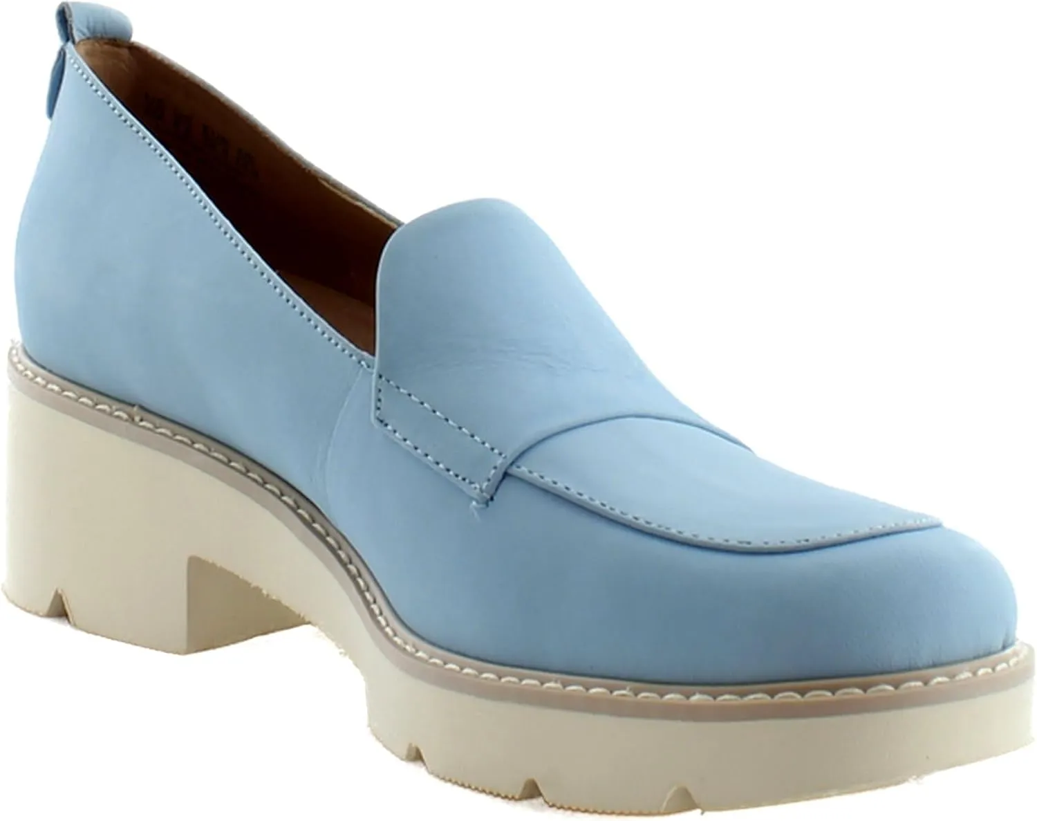 Naturalizer Women's Darry Slip-On Lightweight Lug Sole Heeled Loafer