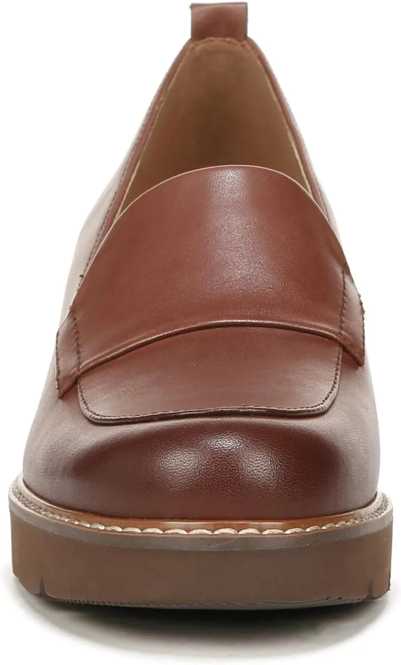 Naturalizer Women's Darry Slip-On Lightweight Lug Sole Heeled Loafer