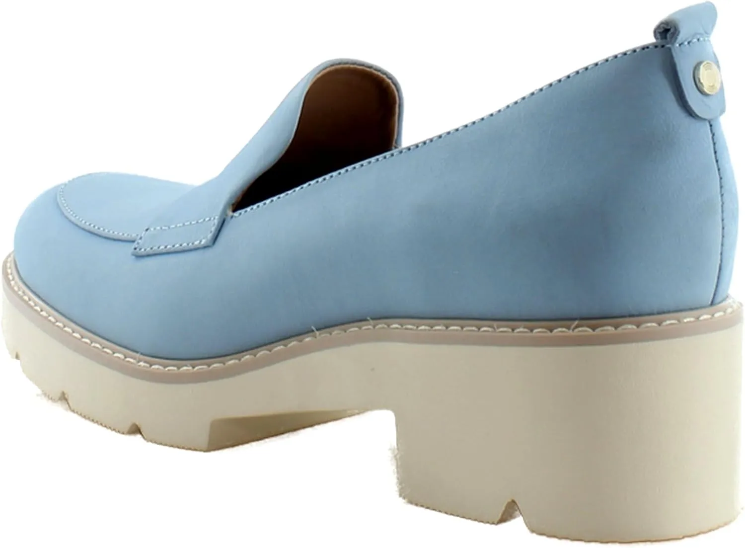 Naturalizer Women's Darry Slip-On Lightweight Lug Sole Heeled Loafer