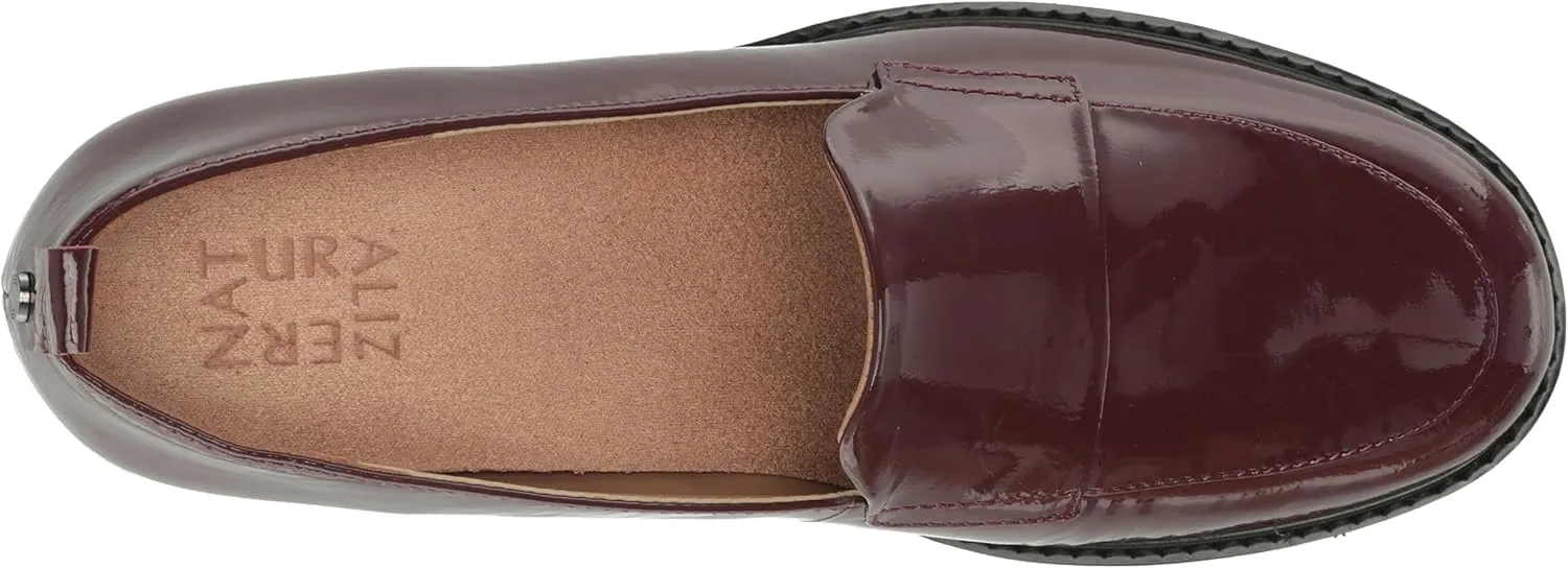 Naturalizer Women's Darry Slip-On Lightweight Lug Sole Heeled Loafer