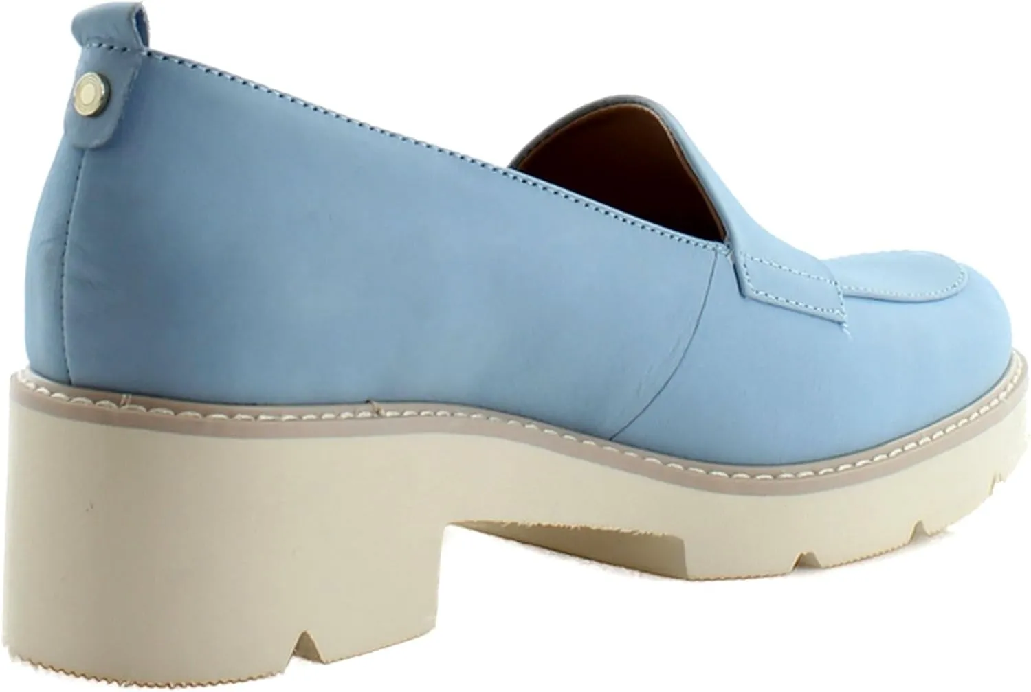 Naturalizer Women's Darry Slip-On Lightweight Lug Sole Heeled Loafer