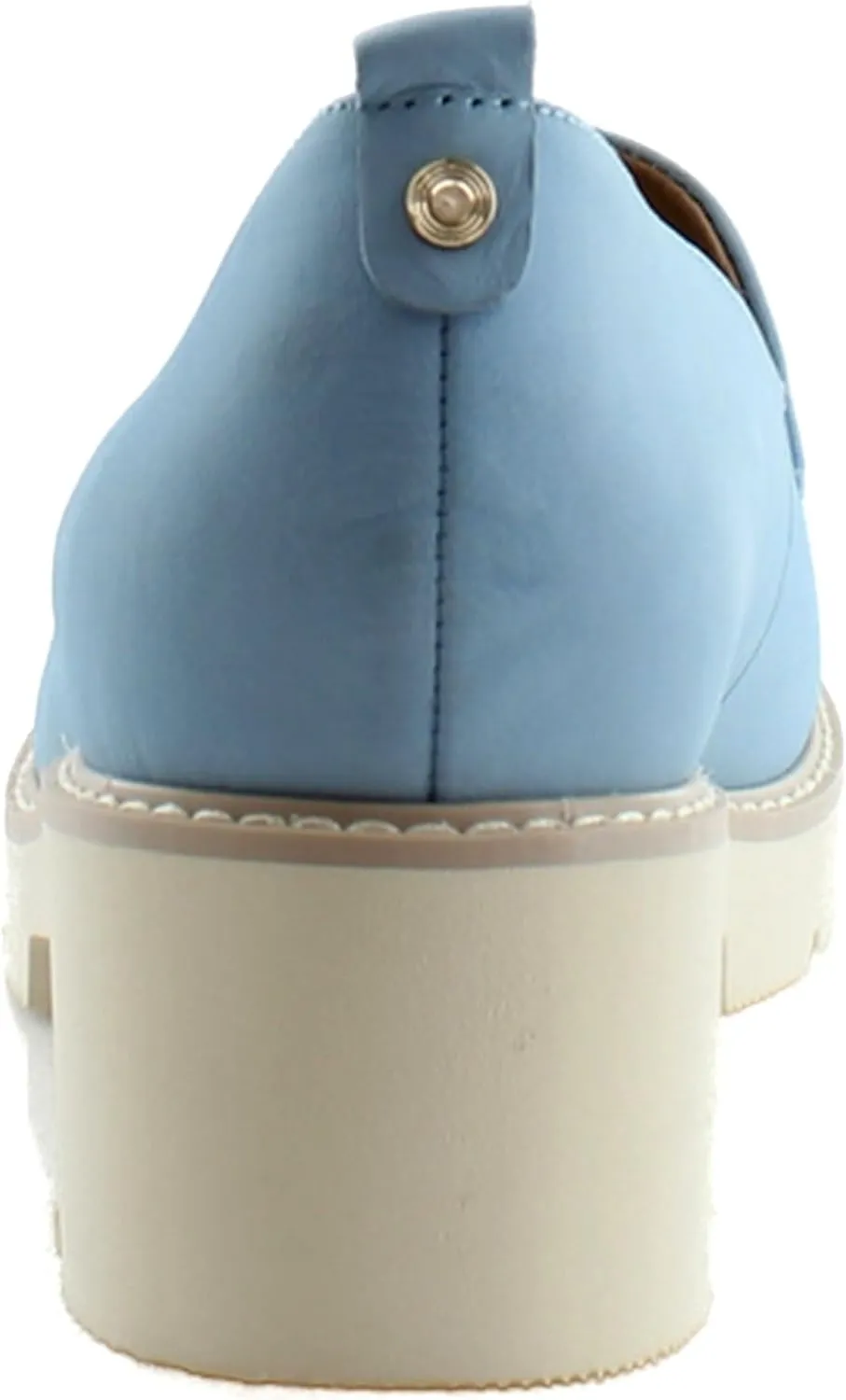 Naturalizer Women's Darry Slip-On Lightweight Lug Sole Heeled Loafer
