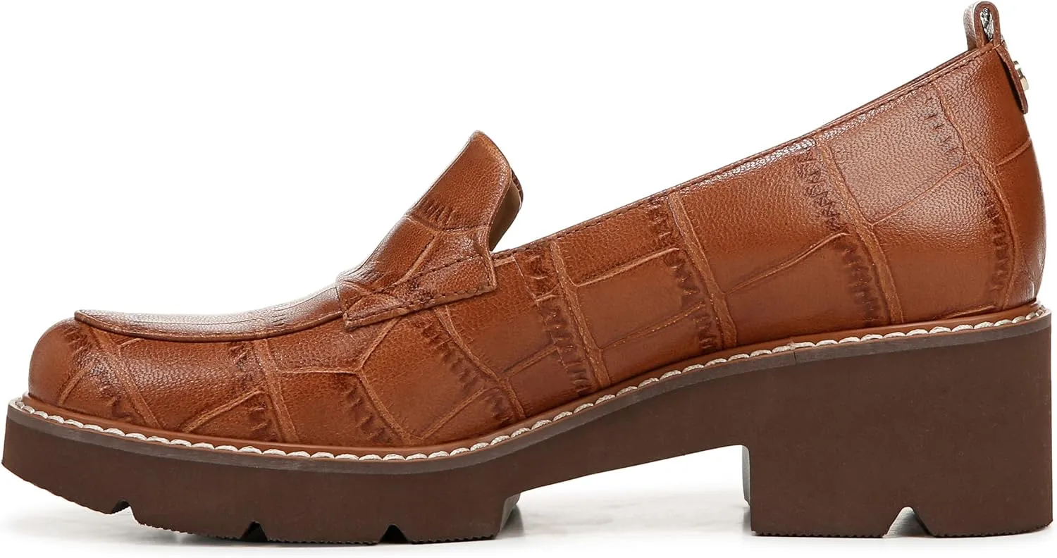 Naturalizer Women's Darry Slip-On Lightweight Lug Sole Heeled Loafer