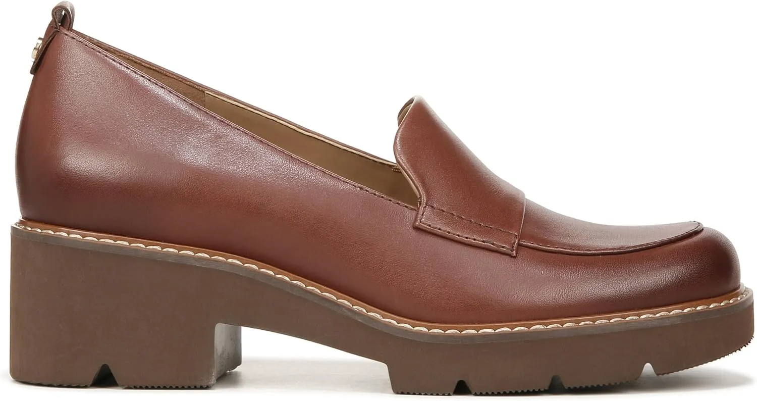 Naturalizer Women's Darry Slip-On Lightweight Lug Sole Heeled Loafer