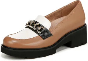 Naturalizer Women's Desi Chain Detail Lug Sole Heel Loafer