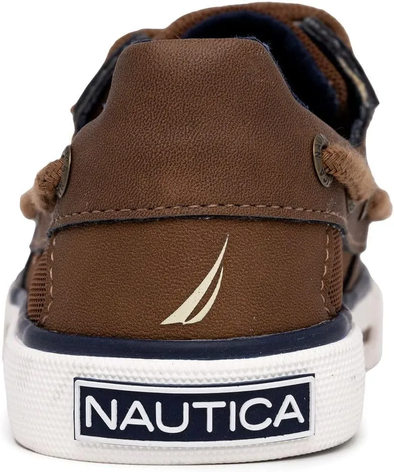 Nautica Kid's Spinnaker Youth Boat Shoe Casual Loafer 2 Eye Lace (Little Kid/Big Kid)