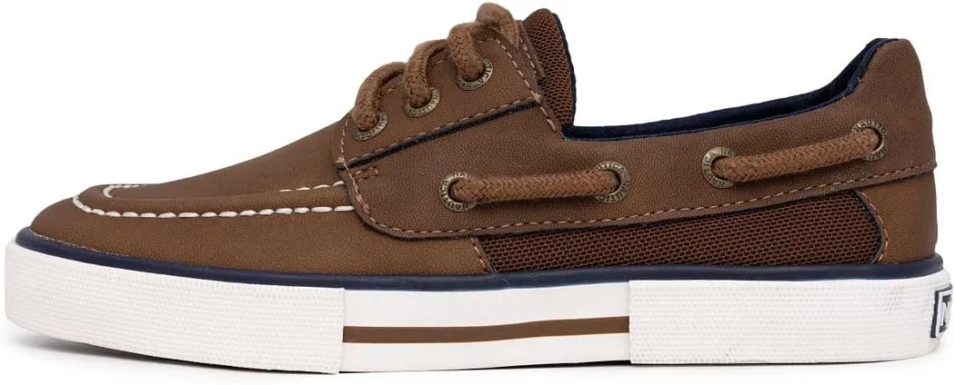 Nautica Kid's Spinnaker Youth Boat Shoe Casual Loafer 2 Eye Lace (Little Kid/Big Kid)