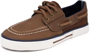 Nautica Kid's Spinnaker Youth Boat Shoe Casual Loafer 2 Eye Lace (Little Kid/Big Kid)