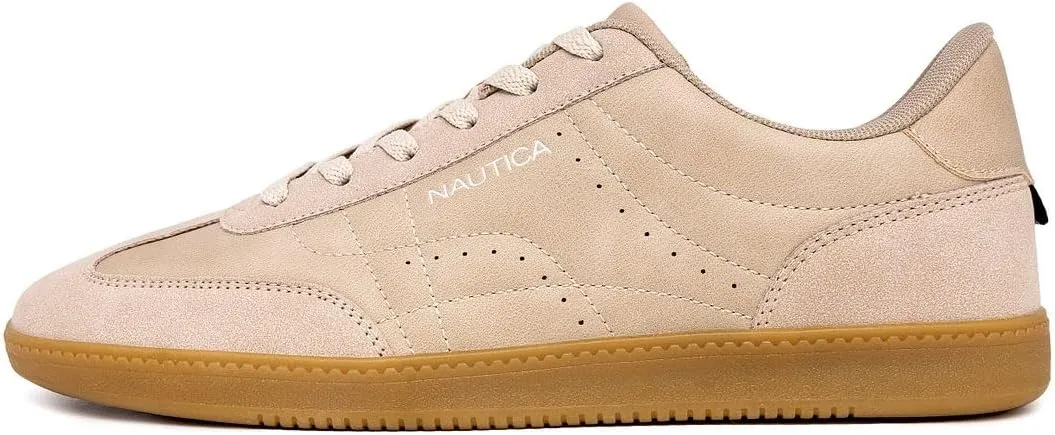 Nautica Men's Classic Lace-Up Low Top Fashion Sneaker Loafer - Stylish and Comfortable Casual Shoe