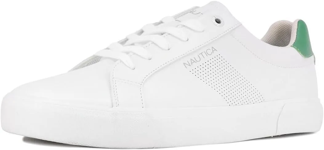 Nautica Men's Classic Lace-Up Low Top Fashion Sneaker Loafer - Stylish and Comfortable Casual Shoe