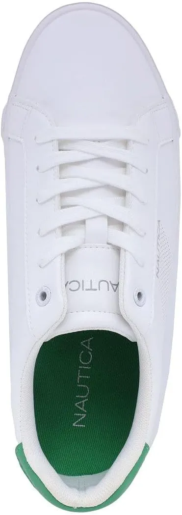 Nautica Men's Classic Lace-Up Low Top Fashion Sneaker Loafer - Stylish and Comfortable Casual Shoe