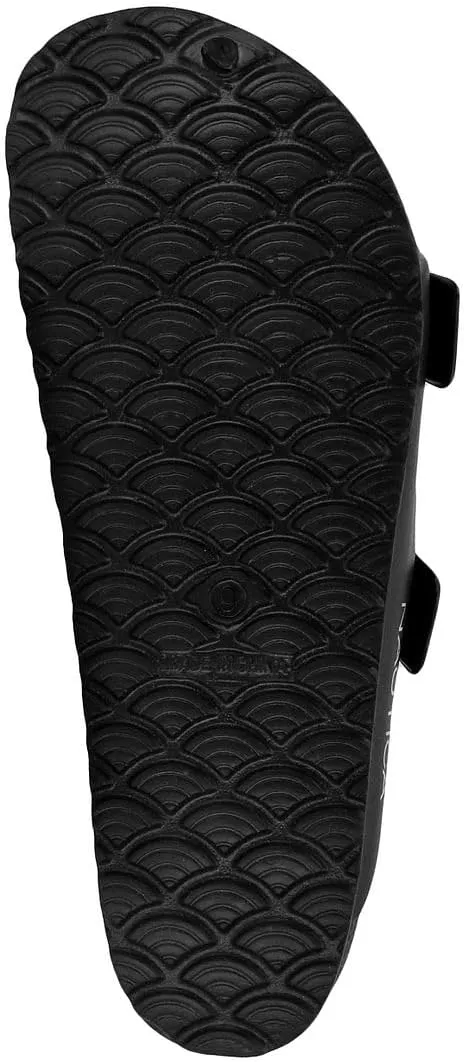 Nautica Men's EVA Double Buckle Slide Sandals - Adjustable Waterproof Slip-On Comfort Shoes for Casual Wear, Beach, and Poolside