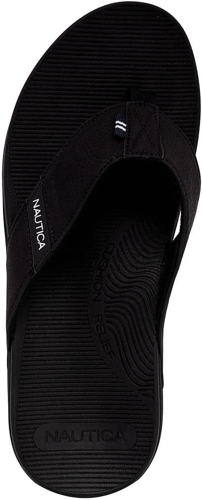 Nautica Men's Flip Flop, Beach Sandal, Boat Slide, Water Slippers