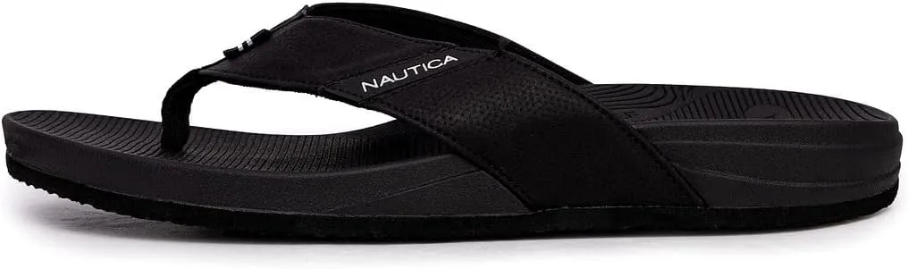 Nautica Men's Flip Flop, Beach Sandal, Boat Slide, Water Slippers