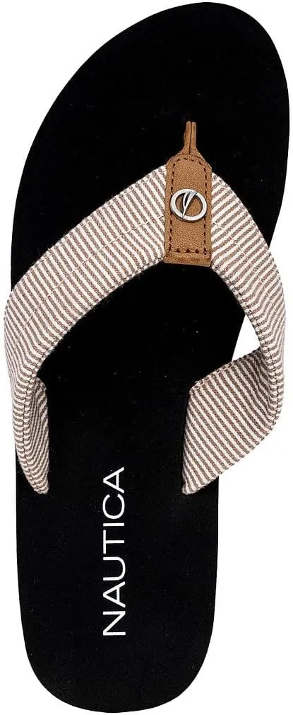 Nautica Women's Thong Strap Sandal – Casual Flip-Flop for Beach, Pool, and Everyday Comfort