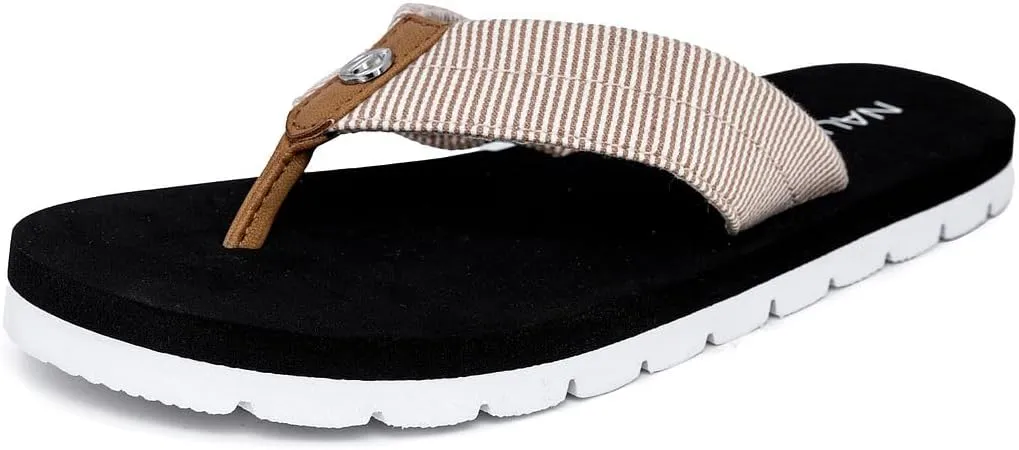Nautica Women's Thong Strap Sandal – Casual Flip-Flop for Beach, Pool, and Everyday Comfort