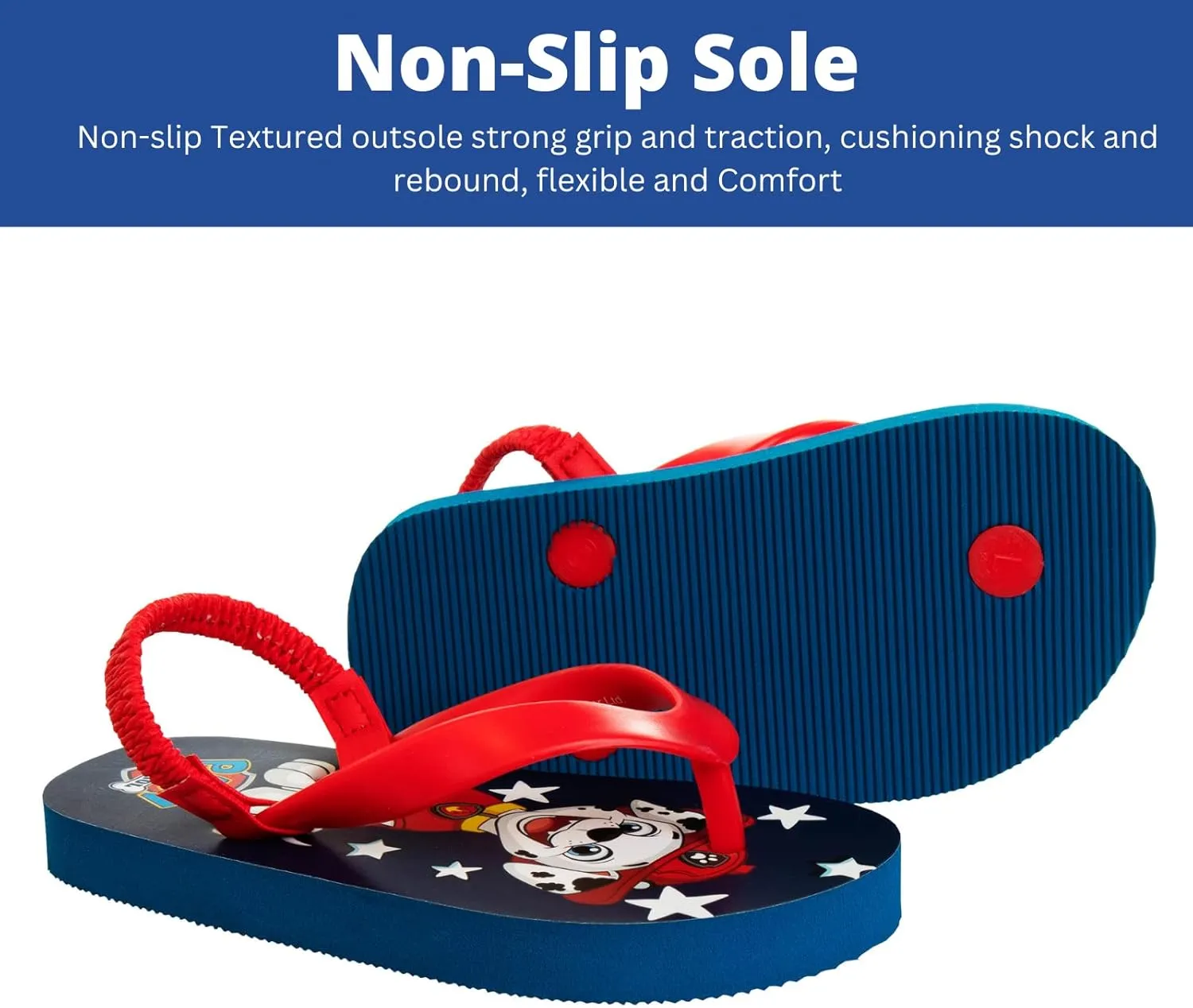 Nickelodeon Girls Boys character flip flops sandals kids water shoes - Paw Patrol Blues Clues Baby Shark - thong beach slides summer slip on quick dry toddler little kid