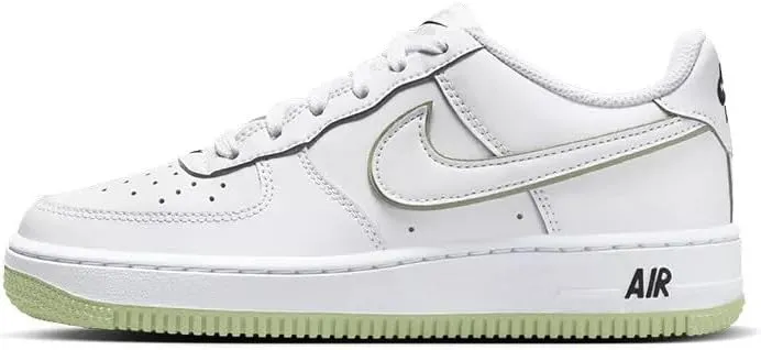 Nike Air Force 1 Big Kids' Shoes (CT3839-006, SEA Glass/Football Grey)