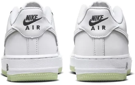 Nike Air Force 1 Big Kids' Shoes (CT3839-006, SEA Glass/Football Grey)