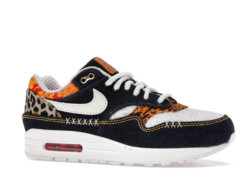 Nike Air Max 1 Premium Denim Leopard