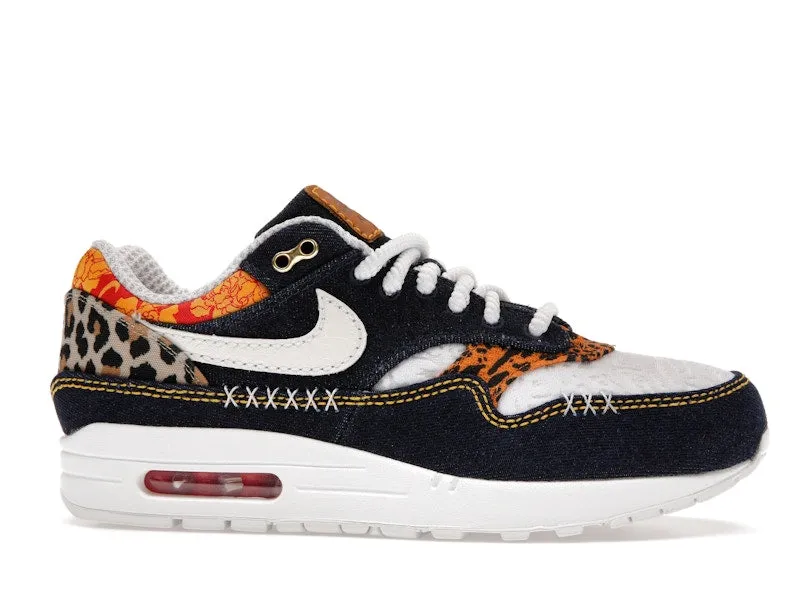 Nike Air Max 1 Premium Denim Leopard