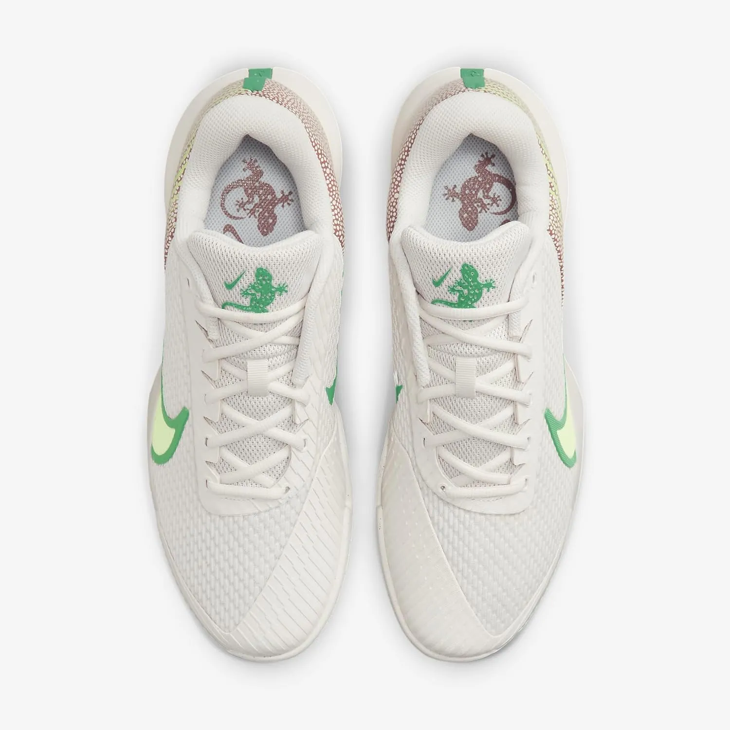 NikeCourt Air Zoom Vapor Pro 2 Premium Men's Hard Court Tennis Shoes (FJ2059-001, Phantom/Stadium Green/Barely Volt)
