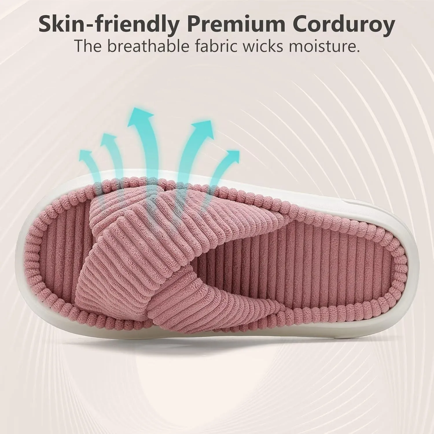NineCiFun Platform Slippers for Women Indoor and Outdoor Women's Summer Slippers Open Toe Slide House Bedroom Shoes