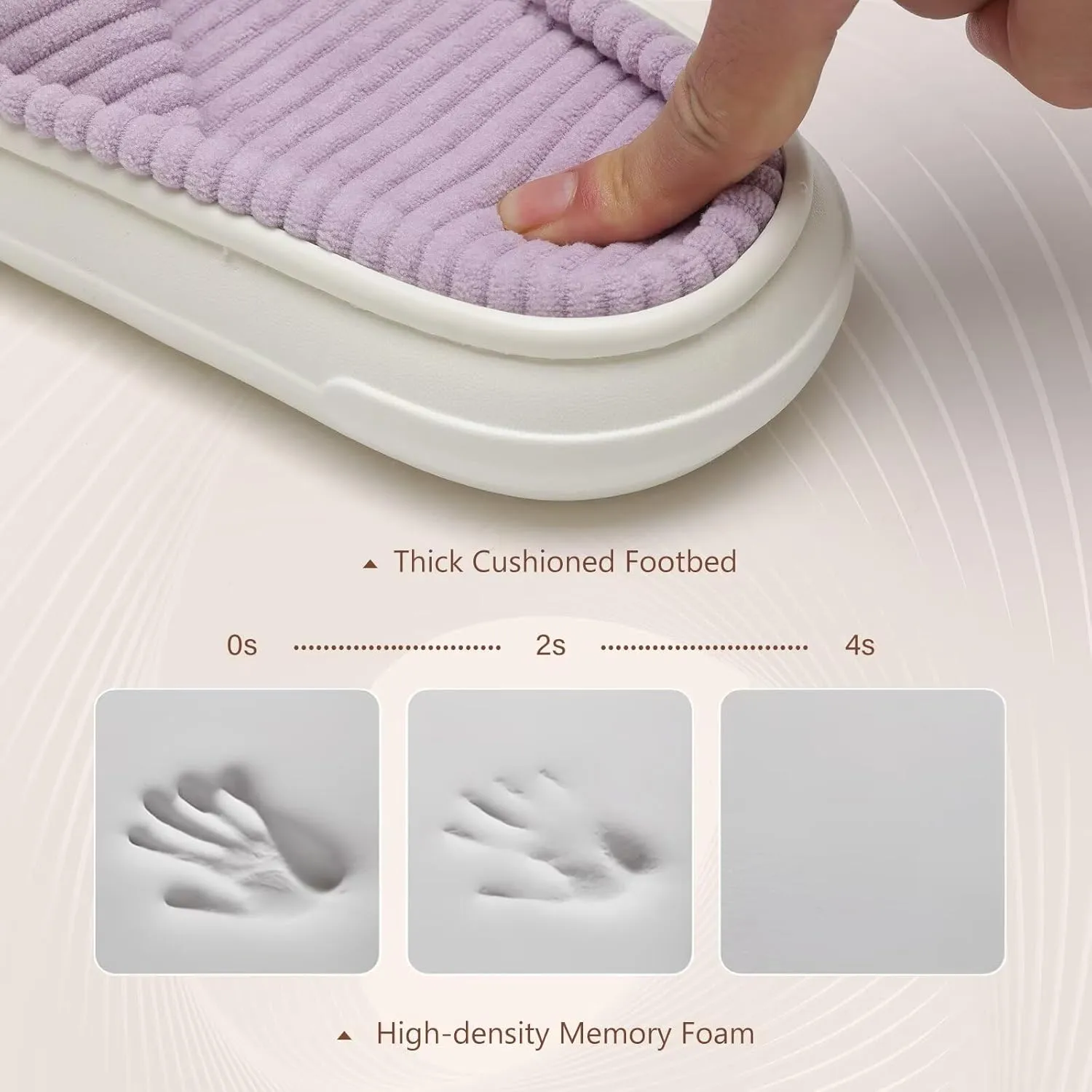 NineCiFun Platform Slippers for Women Indoor and Outdoor Women's Summer Slippers Open Toe Slide House Bedroom Shoes