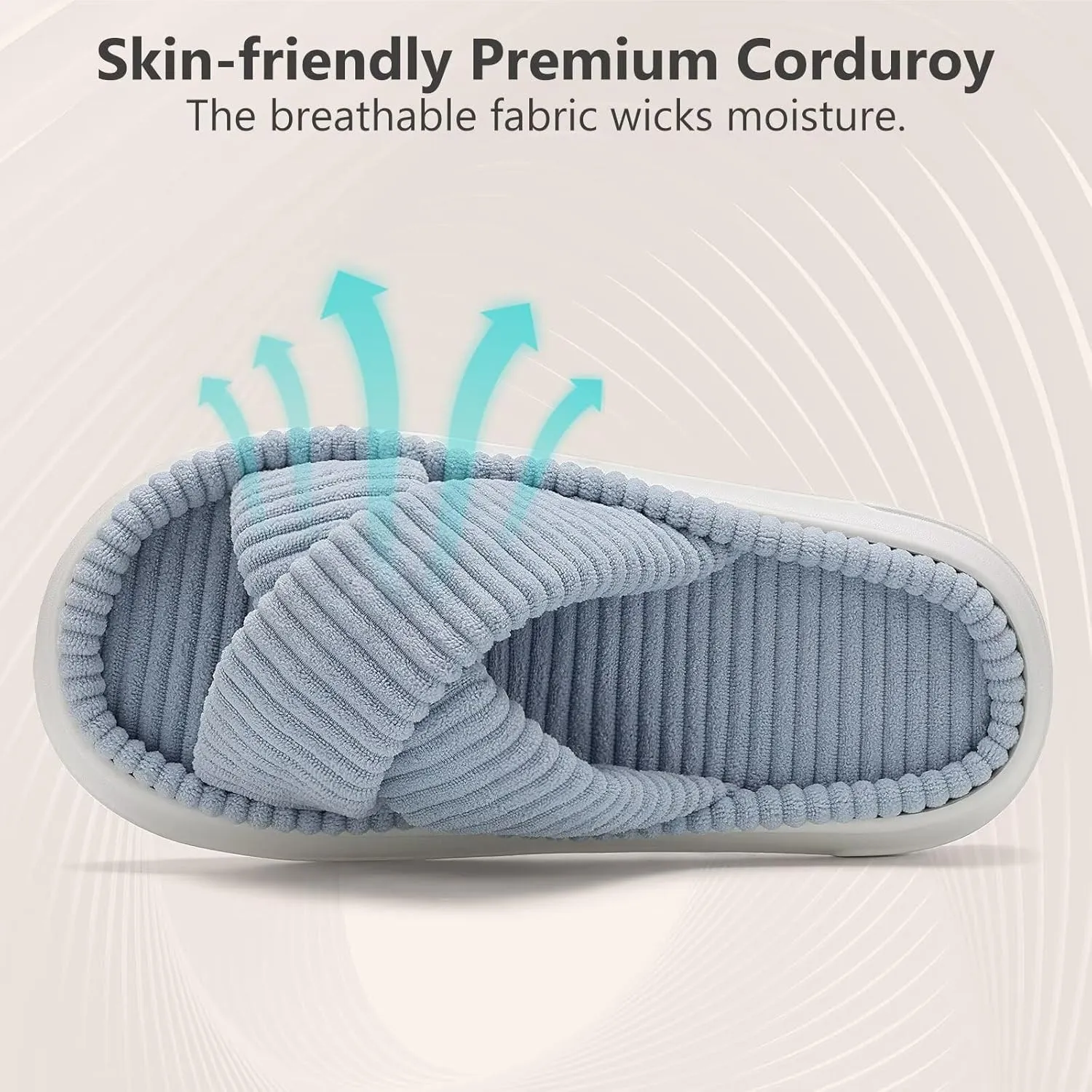 NineCiFun Platform Slippers for Women Indoor and Outdoor Women's Summer Slippers Open Toe Slide House Bedroom Shoes