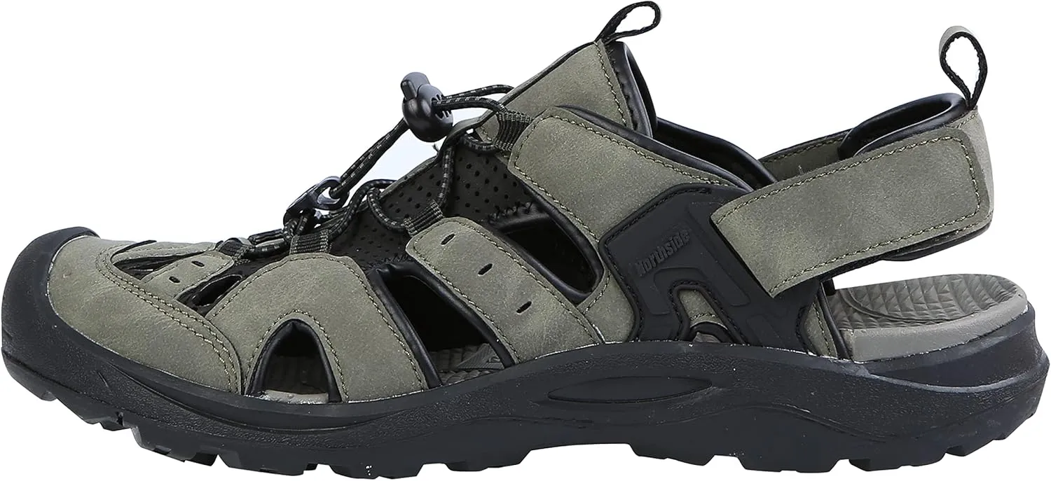 Northside Men's Burke Closed Toe Sport Sandal Fisherman