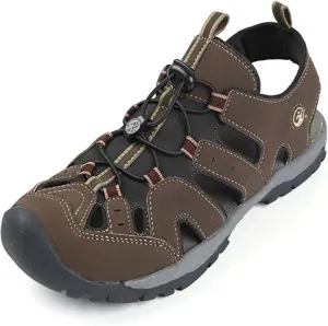 Northside Men's Burke II Athletic Summer Sandal, Dark Brown, 8 D(M) US; with a Waterproof Wet Dry Bag