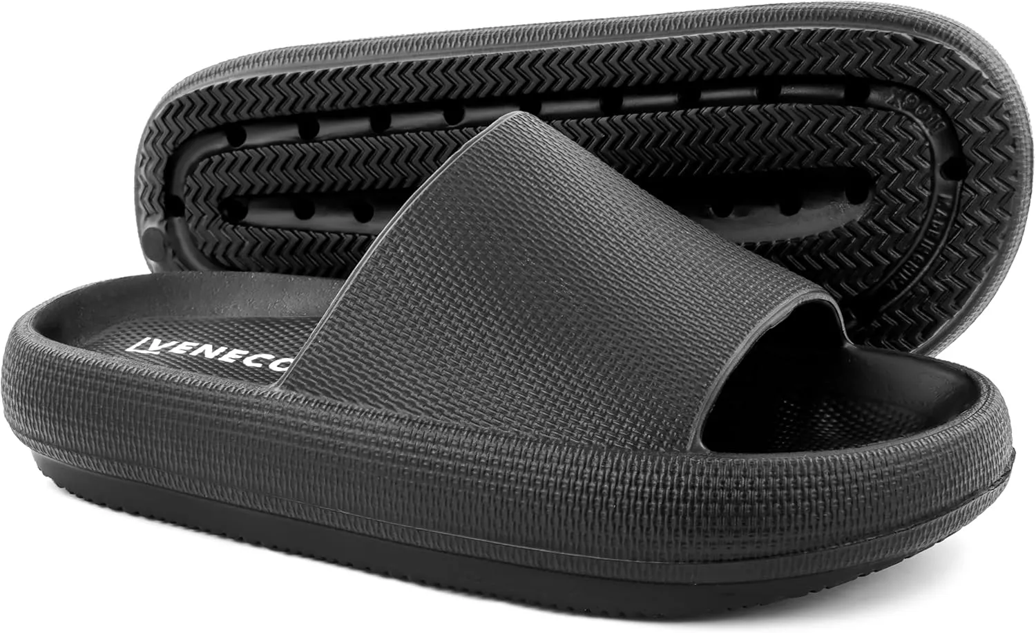 Nube Pillow Slippers For Women and Men House Shoes, Shower Slide, Cloud Slippers, Bathroom Shoes Cushioned Thick Sole Beach Sandals, Lightweight Non-Slip Sandals