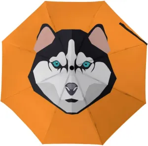 Nugier Manual Folding Umbrella, Manual Open/Close UV Sun Parasol UV Protection, Strong Travel Rain Umbrella