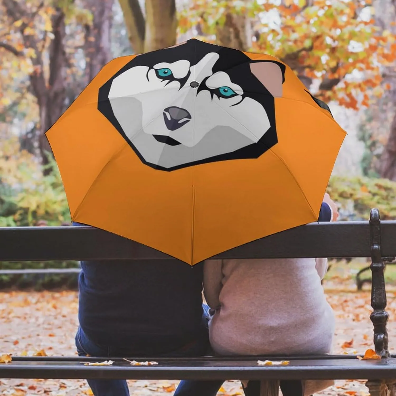 Nugier Manual Folding Umbrella, Manual Open/Close UV Sun Parasol UV Protection, Strong Travel Rain Umbrella