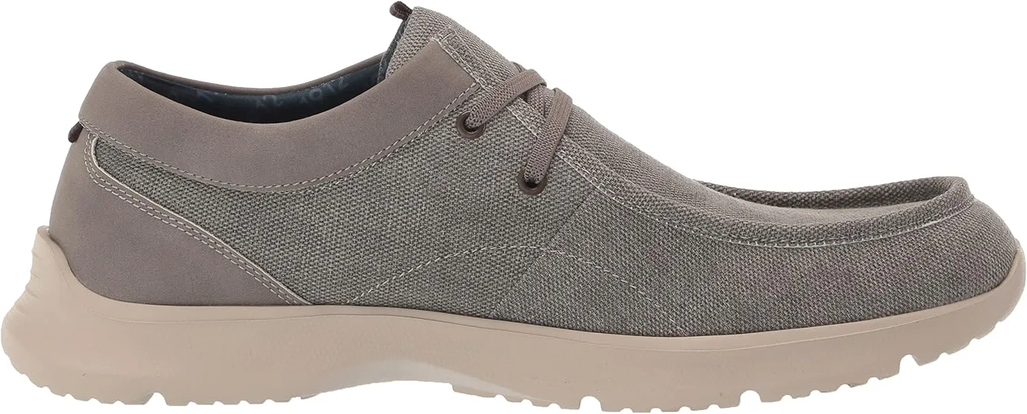 Nunn Bush Men's Bushwacker Moccasin Toe Slip-on Canvas Loafer Lightweight Casual Shoe