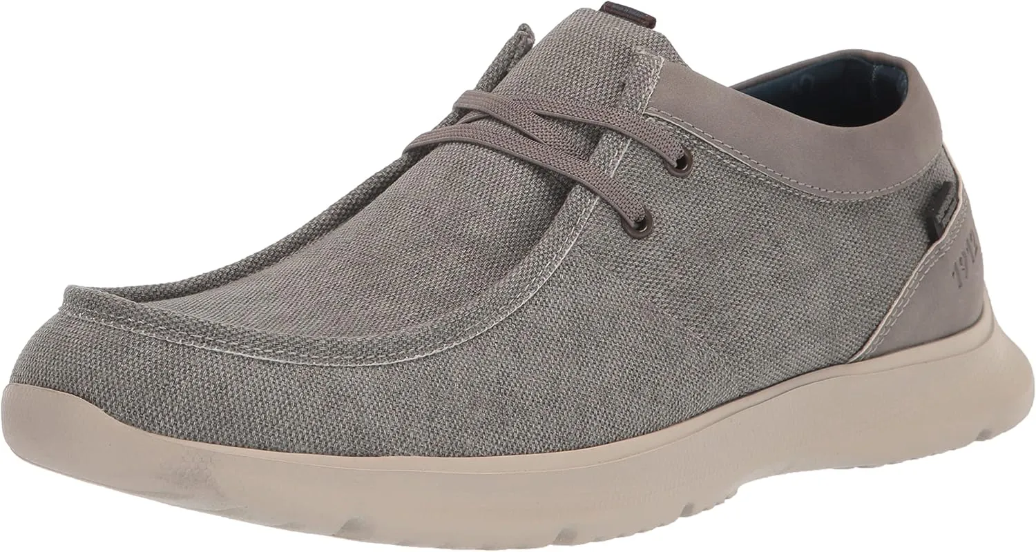 Nunn Bush Men's Bushwacker Moccasin Toe Slip-on Canvas Loafer Lightweight Casual Shoe