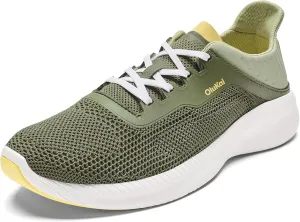 OLUKAI Island Hopper Men's Sneakers, Travel Ready & Versatile Athletic Shoes, Soft & Breathable Knit Fabric, Drop-in Heel Design