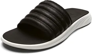 OLUKAI Komo Men's Slide Sandals, Water-Friendly Shoe with Cushioned Strap, All-Day Comfort & Support