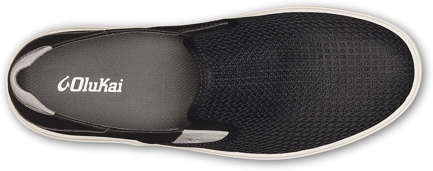 OLUKAI Lae'ahi Men's Slip On Shoes, Versatile & Casual Everyday Sneaker, Lightweight & Breathable Mesh, All-Day Wear & Comfort