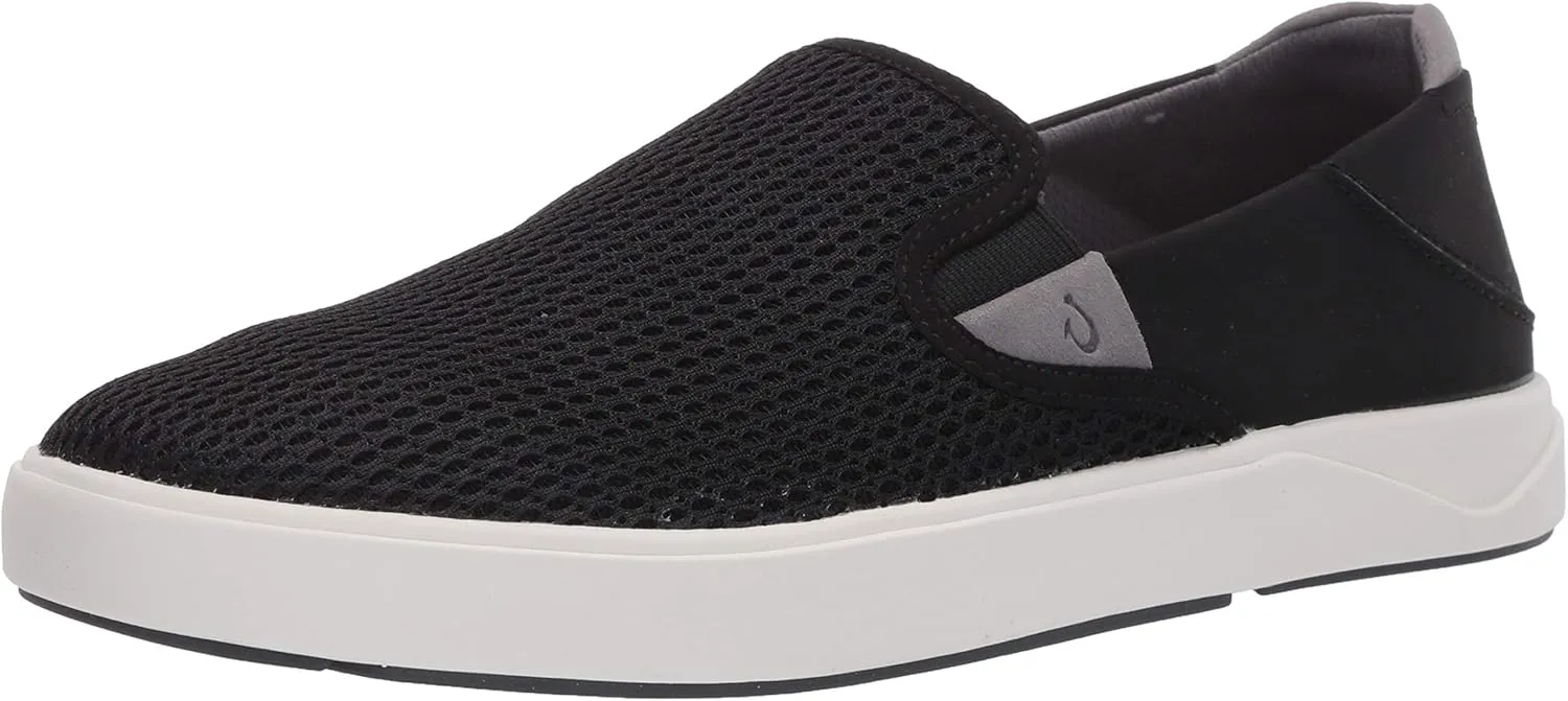 OLUKAI Lae'ahi Men's Slip On Shoes, Versatile & Casual Everyday Sneaker, Lightweight & Breathable Mesh, All-Day Wear & Comfort