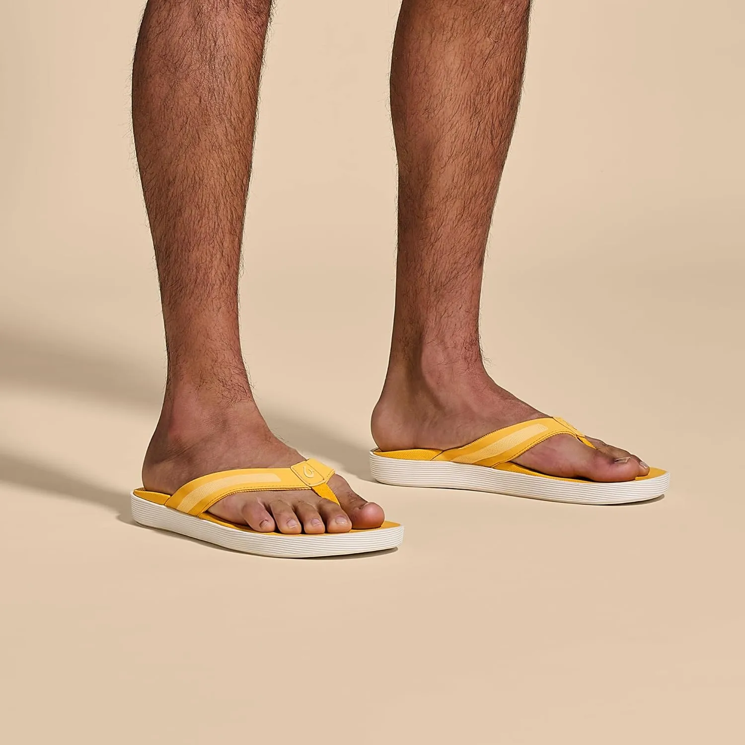 OLUKAI Leeward Men's Beach Sandals, Quick-Dry Flip Flop Slides, Water Friendly Versatility & Wet Grip Traction, Comfort Fit & Arch Support