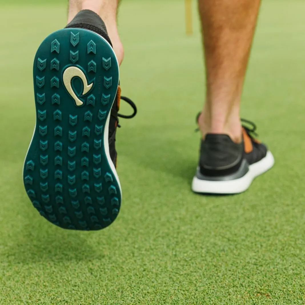 OLUKAI Manele Men's Golf Shoes, Spikeless Golf Shoes, Water & Stain-Resistant, Cushioned Midsole & Contoured Footbed, All-Day Comfort & Lightweight