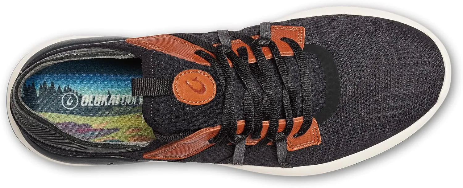 OLUKAI Manele Men's Golf Shoes, Spikeless Golf Shoes, Water & Stain-Resistant, Cushioned Midsole & Contoured Footbed, All-Day Comfort & Lightweight