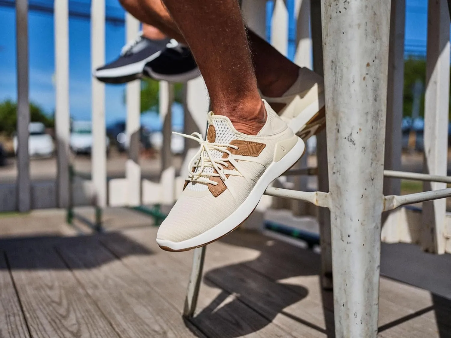 OLUKAI Mio Li Men's Everyday Athletic Shoes, Versatile & Casual Sneaker, Breathable & Comfortable Mesh, Cushioned Arch Support & Secure Fit